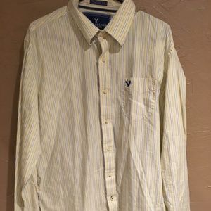 American Eagle Outfitters Men's Long-Sleeve Polo